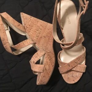 NWOT Nine West Cork Wedges Size 10.5
